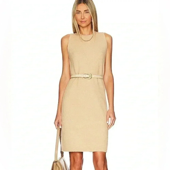 [XL]Vince  Sleeveless Alpaca Blend Sweater Dress in Brittle NWOT - Picture 2 of 9